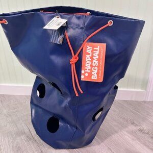 NEW GG Equine HayPlay Slow Feed Tie Bag Size Small Navy